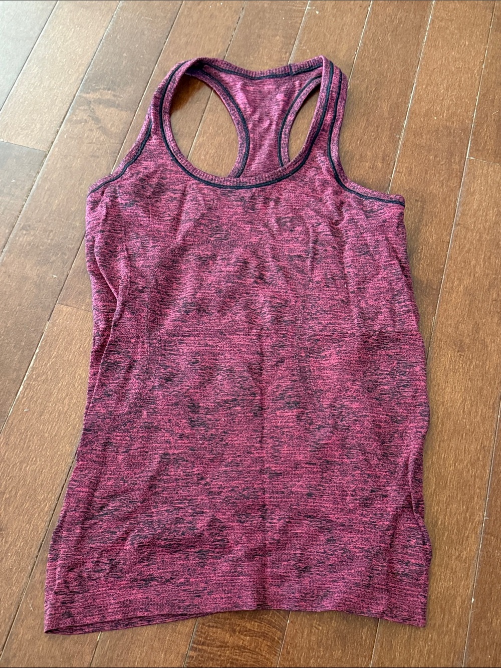 Lululemon Women's Heathered red Racerback Tank Top